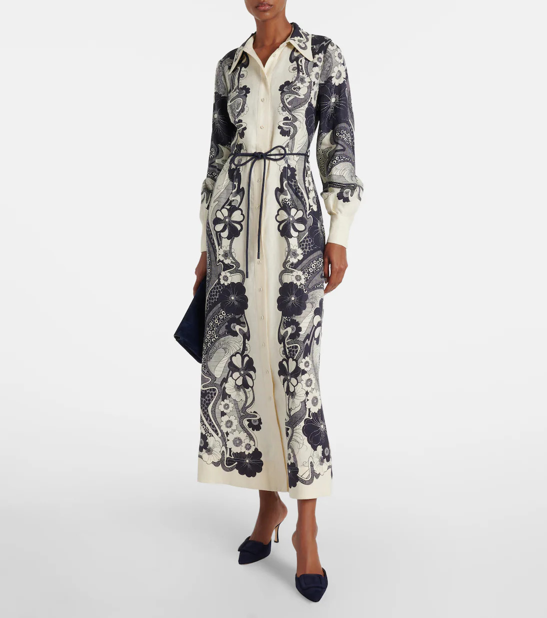 Mickey printed linen shirt dress | Mytheresa (US/CA)