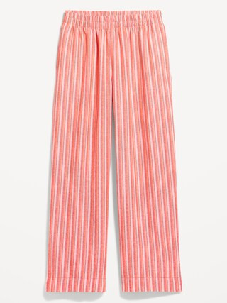 High-Waisted Linen-Blend Super Wide-Leg Pants | Old Navy | Old Navy (US)