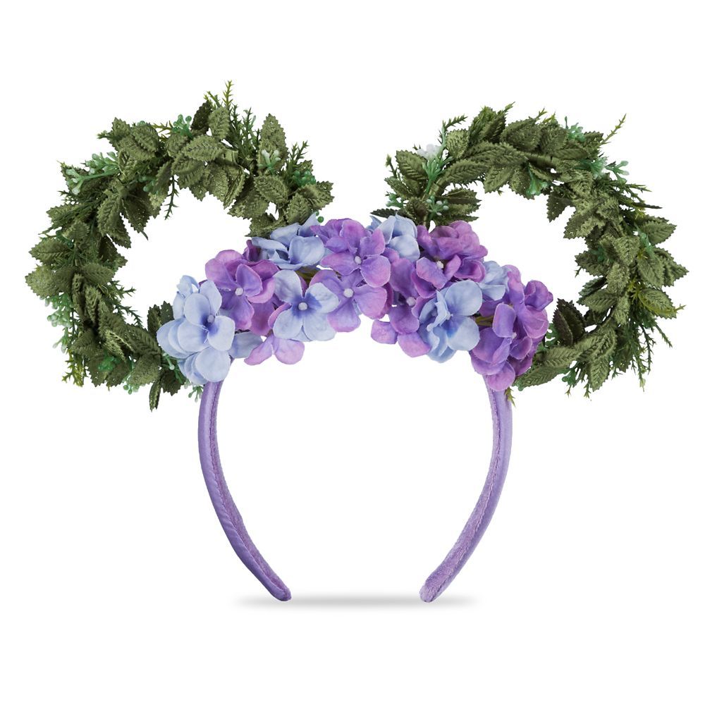Minnie Mouse Floral Headband for Adults – Hydrangea | Disney Store