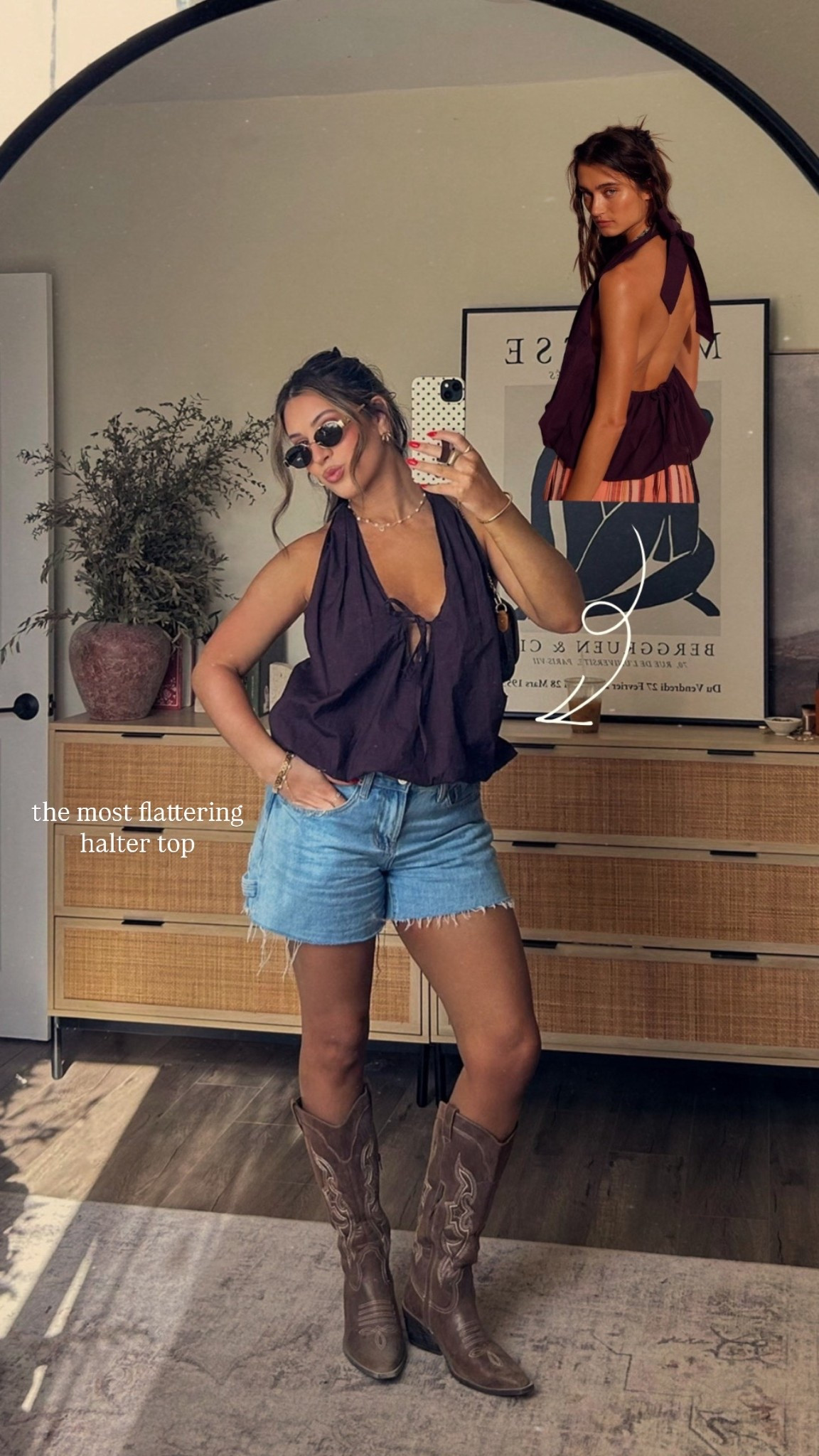 The most flattering halter top! 

#LTKootd #LTKgrwm #LTKSeasonal