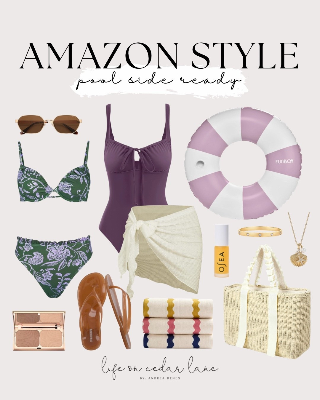 Poolside essentials! Check out these Amazon finds for a stylish summer by the pool. #amazonstyle #poolsideready

#LTKSaleAlert #LTKTravel #LTKSwim