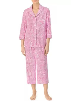 Lauren Ralph Lauren Knit Capri Pajama Set | Belk