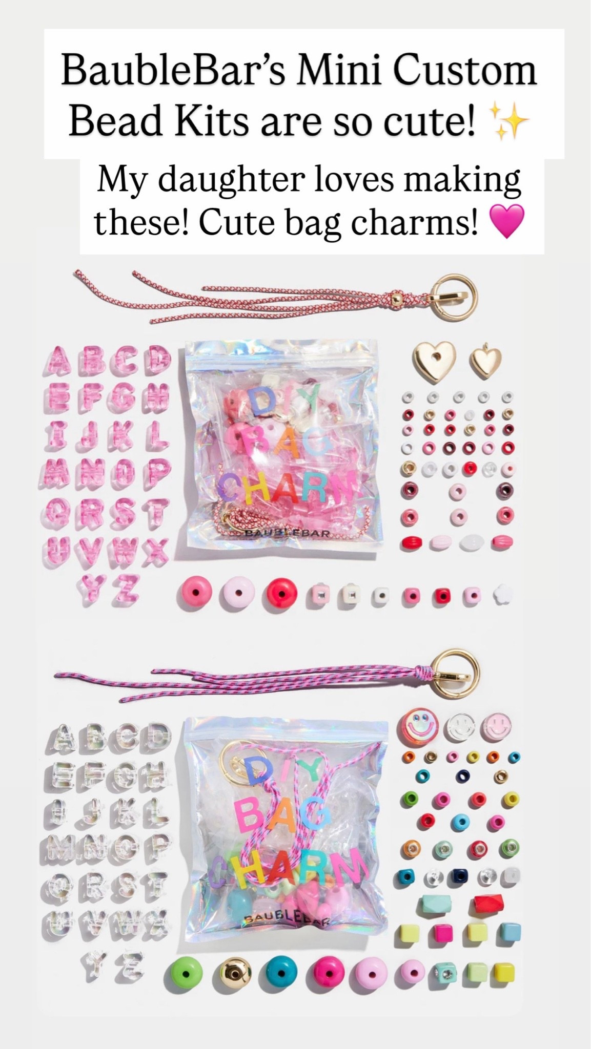Mini custom bag charm kit

#LTKKids