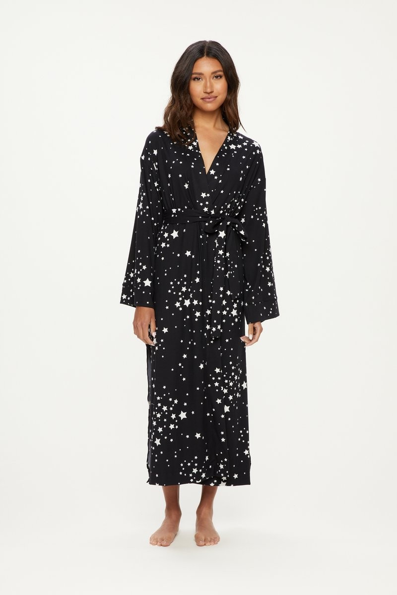 PRE-ORDER KAIA ROBE | BLACK STARS | MASONgrey