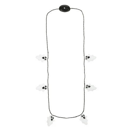 Way to Celebrate Halloween Ghost Light-up Necklace 1 Piece Unisex | Walmart (US)