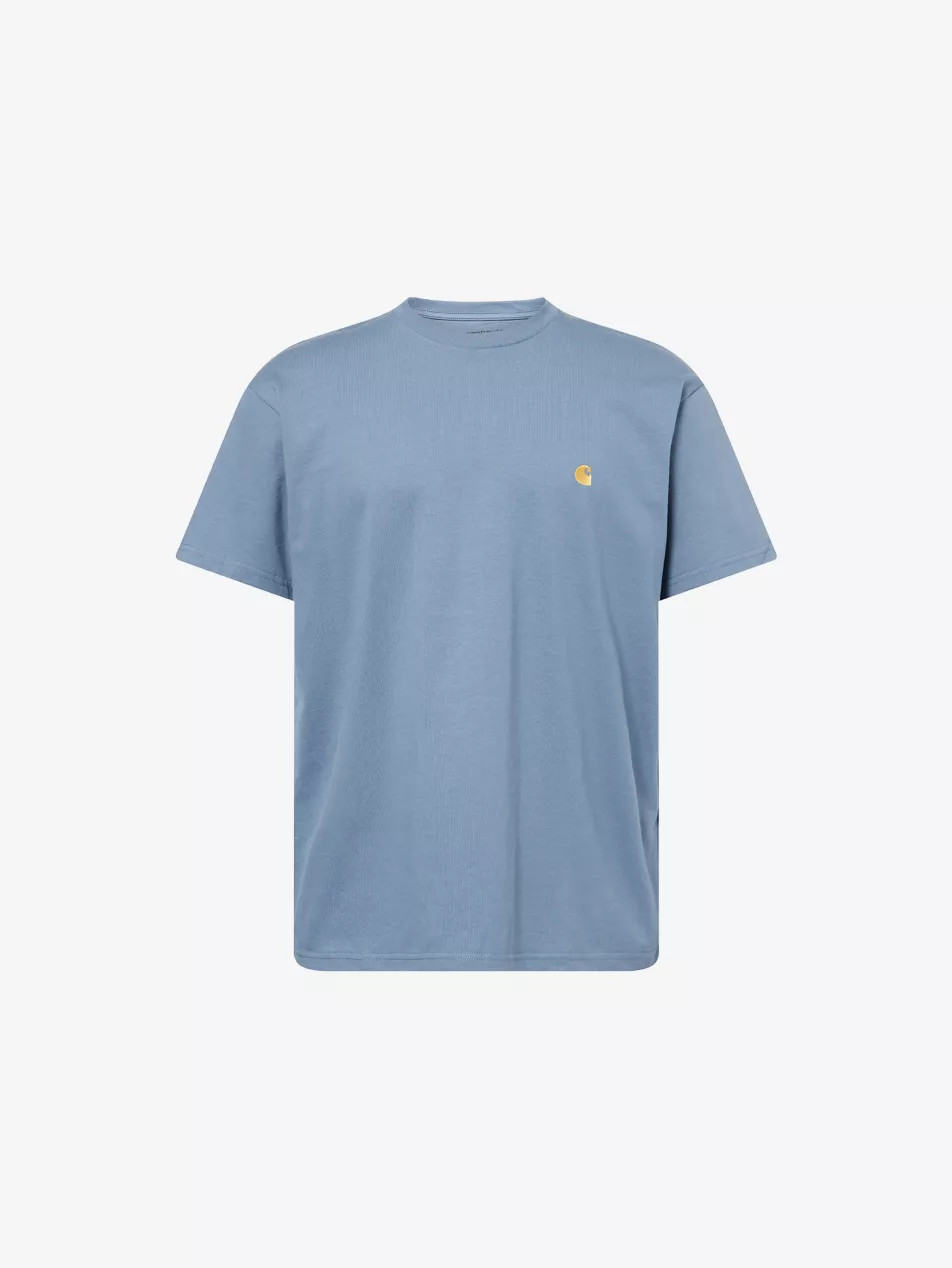 Chase Brand-Embroidery Cotton-Jersey T-Shirt | Selfridges