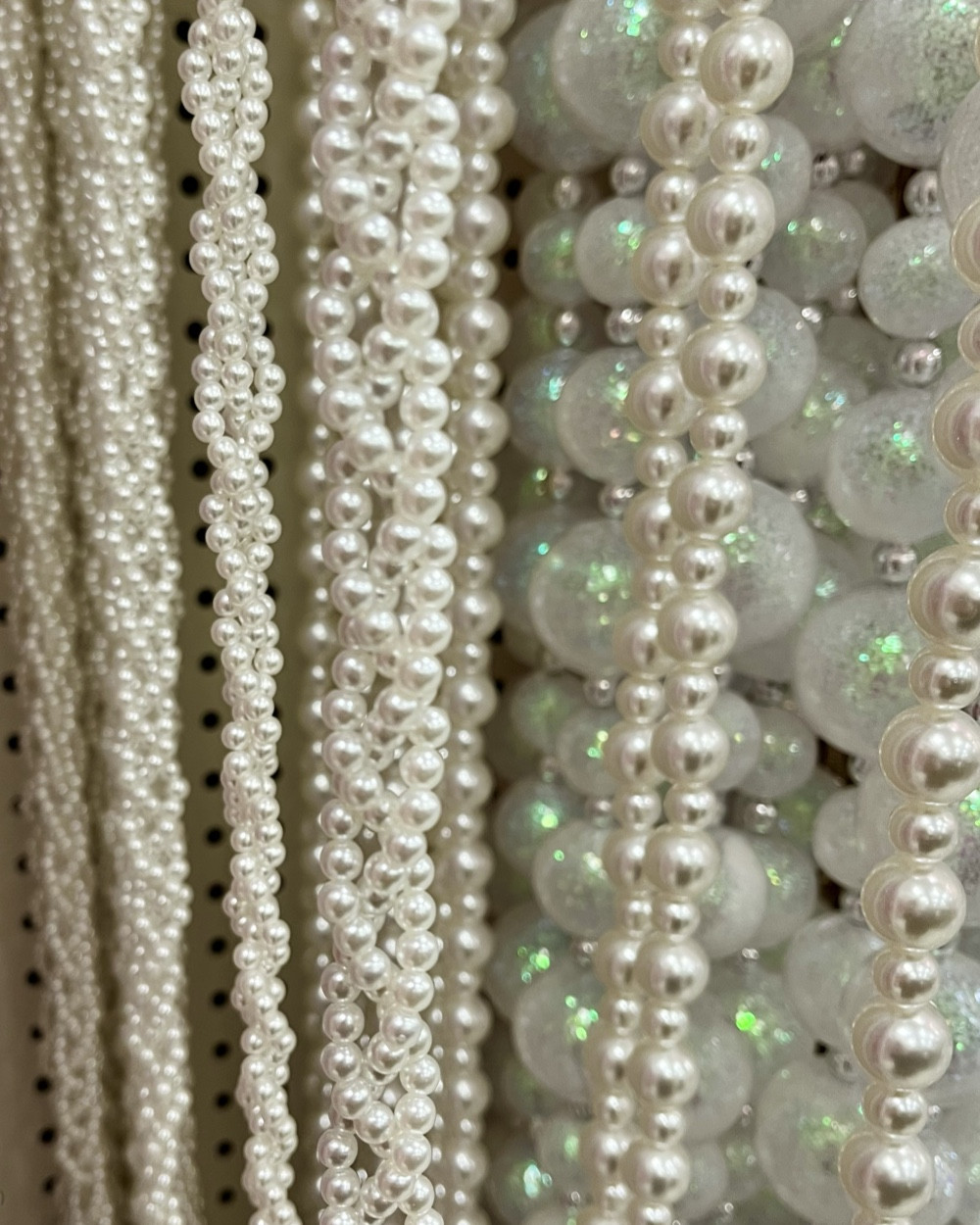 Pearl iridescent white Christmas wedding decor ideas from Michael’s. 

#LTKHome #LTKWedding #LTKHoliday