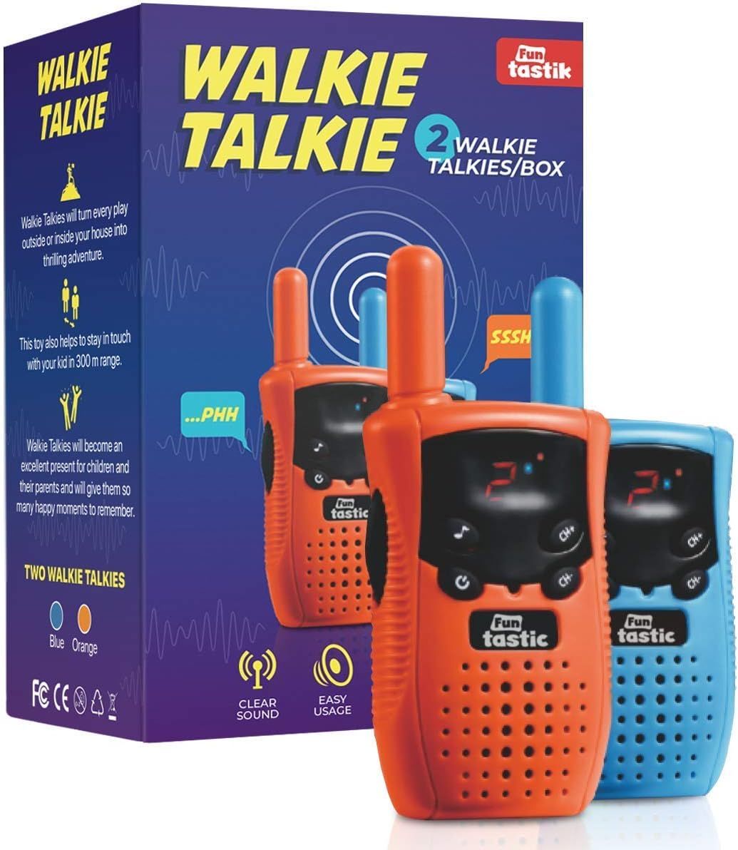 Walkie Talkies for Kids (2 Pieces) - Kids Outdoor Toys - Long Range Walkie Talkie for Kids - User... | Amazon (US)