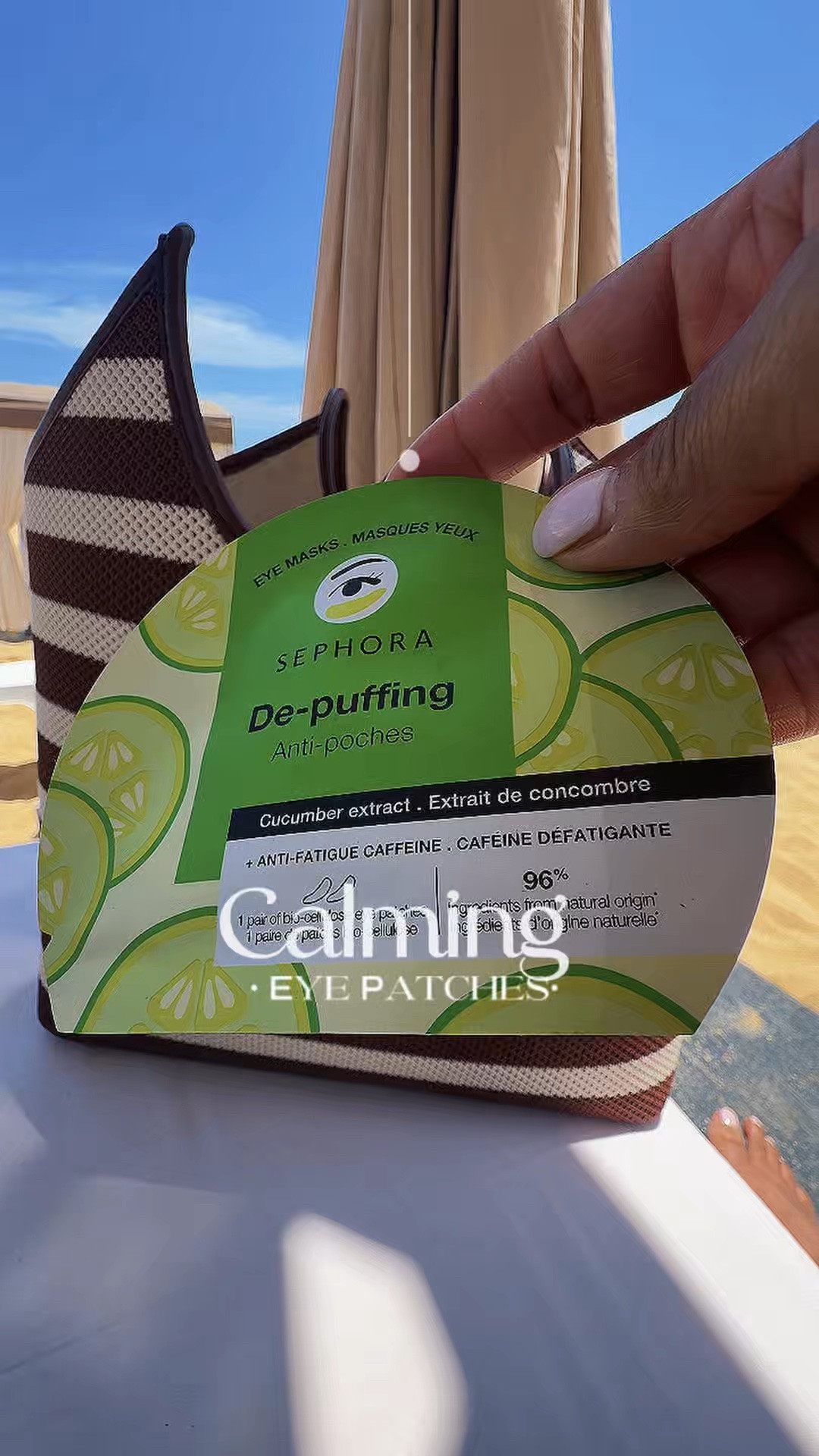 Beach bag essential ✔️ 

These @Sephora eye patches are the perfect way to refresh, de-puff, and hydrate after a day in the sun. Toss them in your beach bag and thank me later.

#LTKBeauty