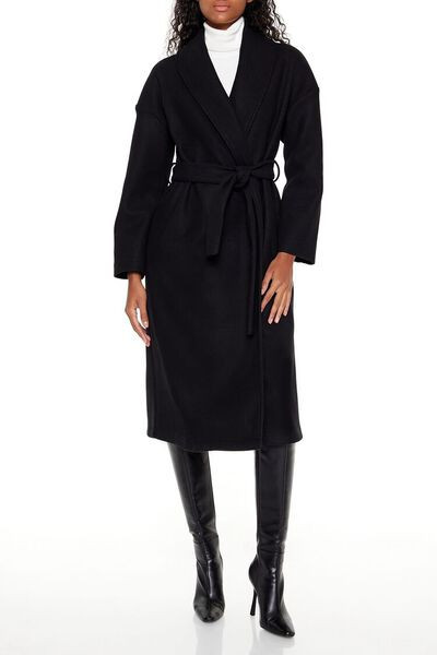 Tie-Waist Trench Wrap Coat | Forever 21