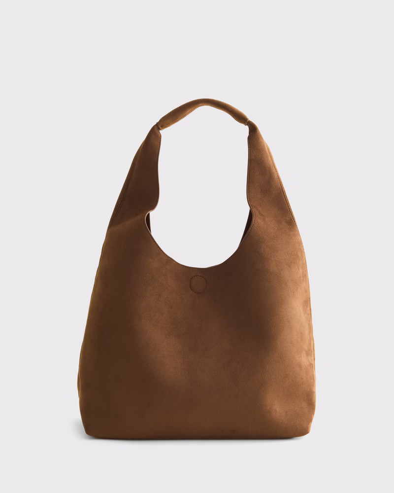 Vegan Suede Tote Bag | Abercrombie & Fitch (UK)