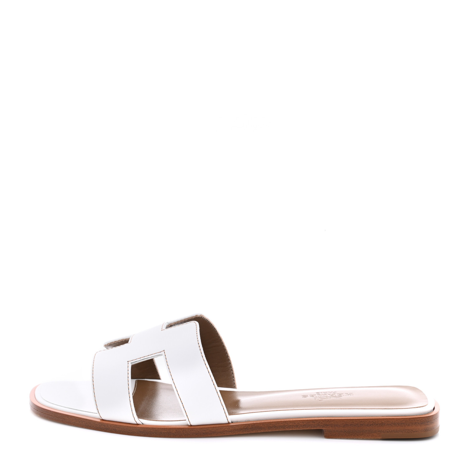 Box Calfskin Oran Sandals 37 White | FASHIONPHILE (US)