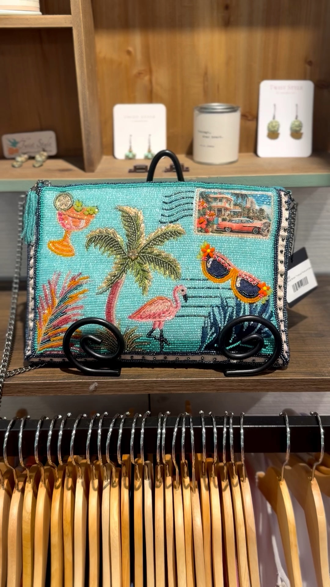 Mary Frances Flirty Flamingos Beaded Crossbody Handbag – Tropical Bird Novelty Evening Clutch with Removable Chain Strap for Travel, Weddings, Parties – Multicolor

#LTKTravel #LTKSeasonal #LTKOver40