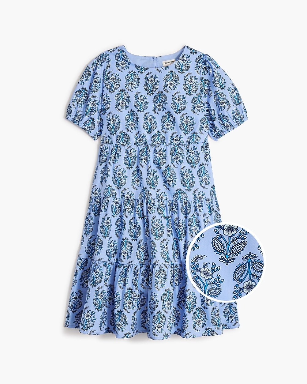 Girls' block-print dress | J.Crew Factory