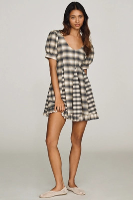Sabina 100% Cotton Mini Dress | Anthropologie (US)