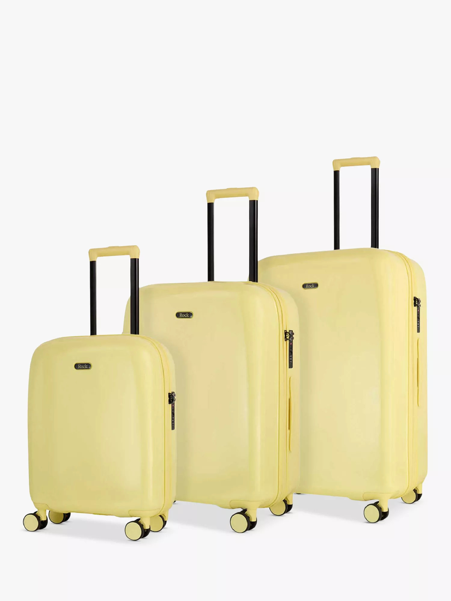 Rock Gelato 8-Wheel Suitcase Set, 3 Piece | John Lewis (UK)