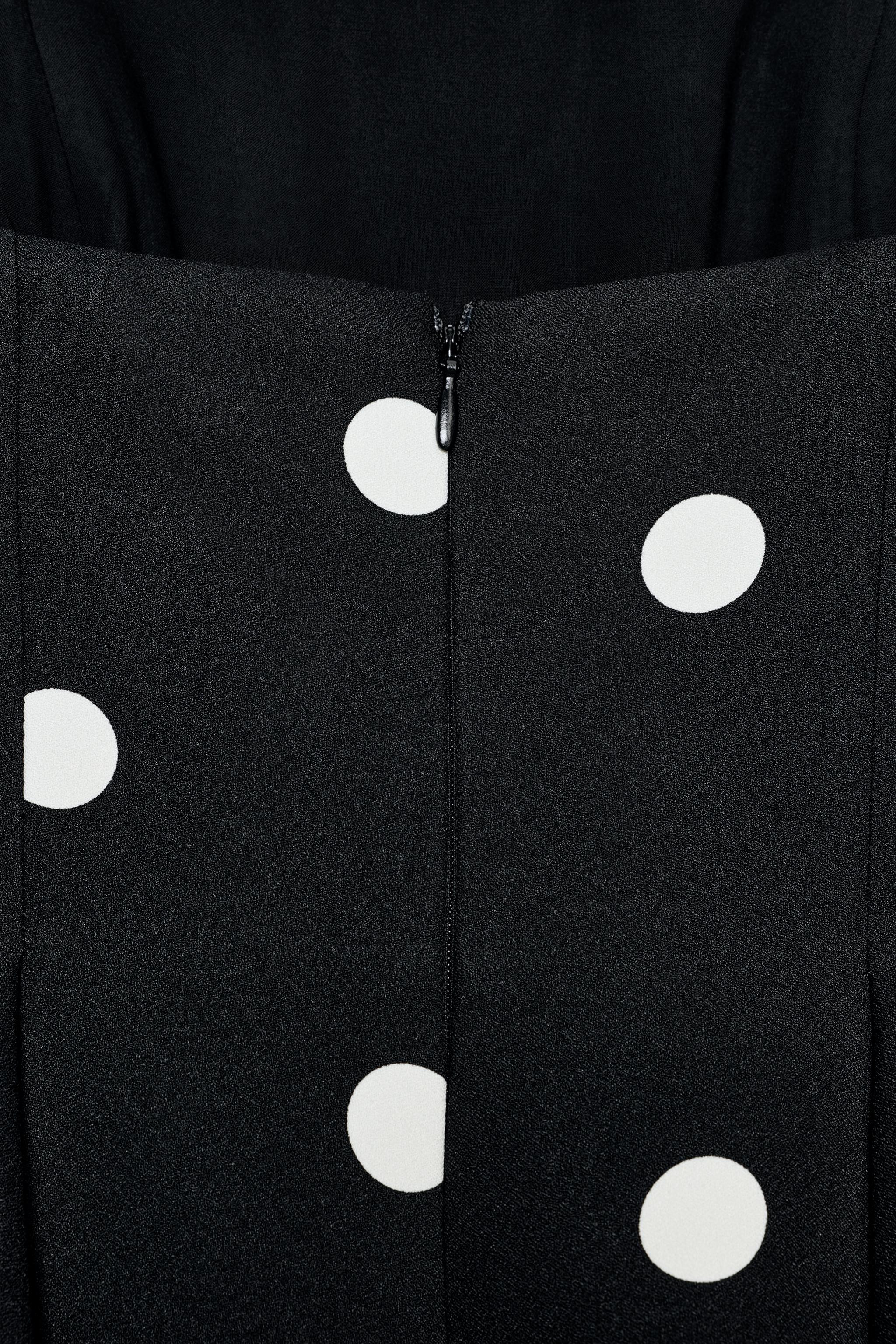 POLKA DOT STRAPLESS JUMPSUIT | Zara US
