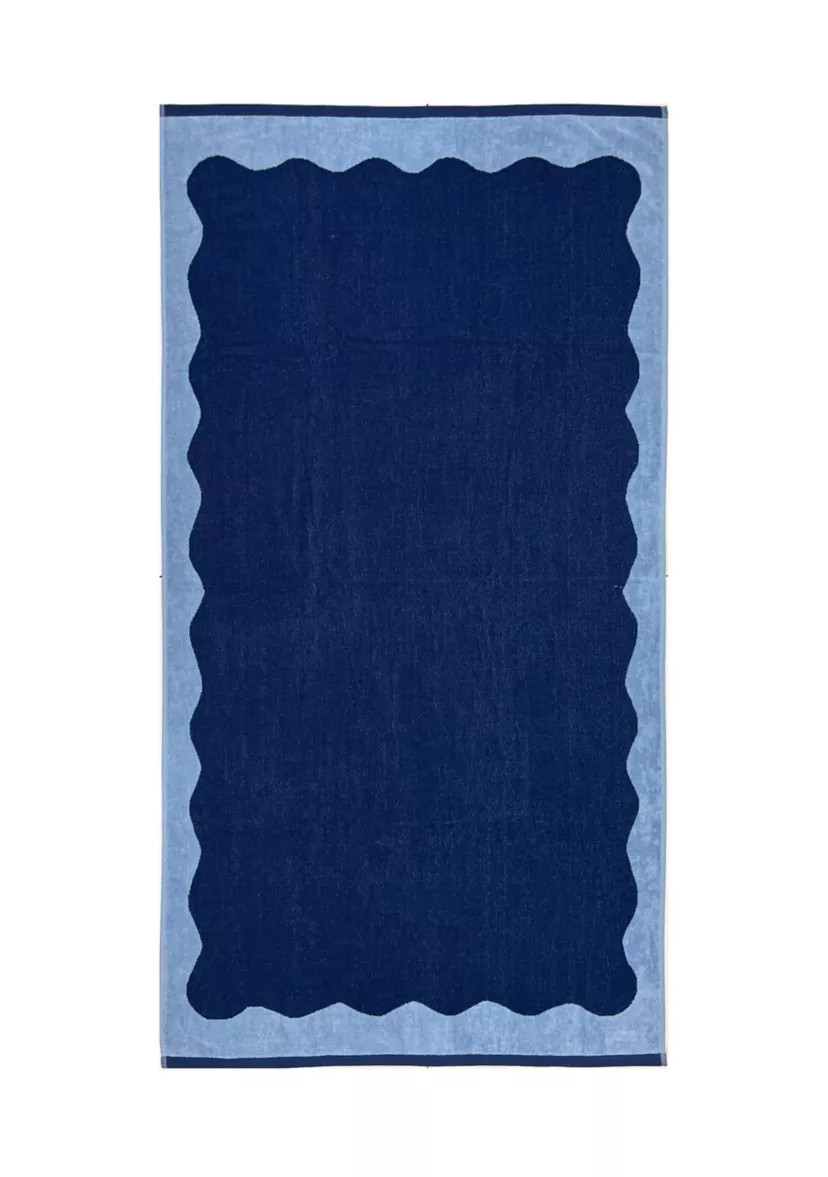 Scallop Jacquard Beach Towel | Belk