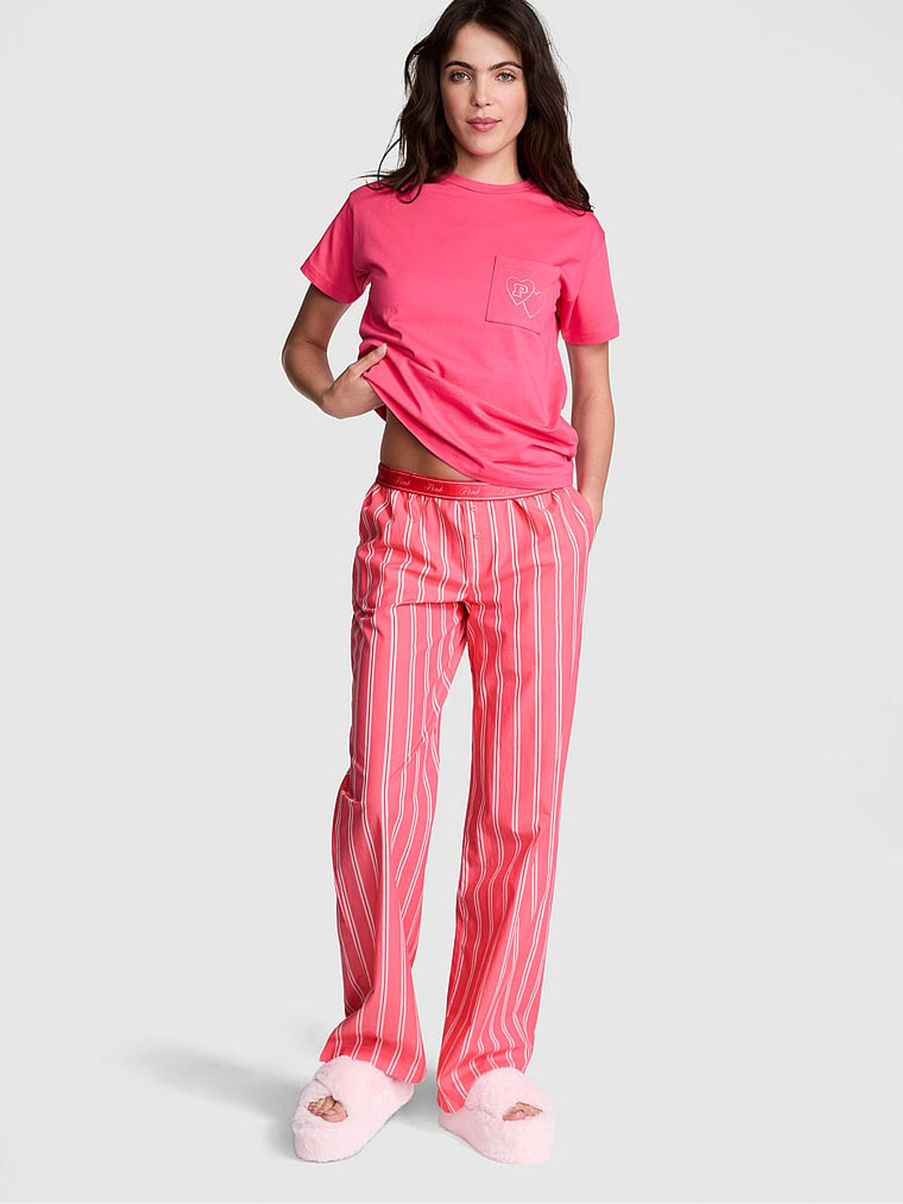 Double Bubble Pink Pyjama Trousers | Victoria's Secret UK | Victoria's Secret UK