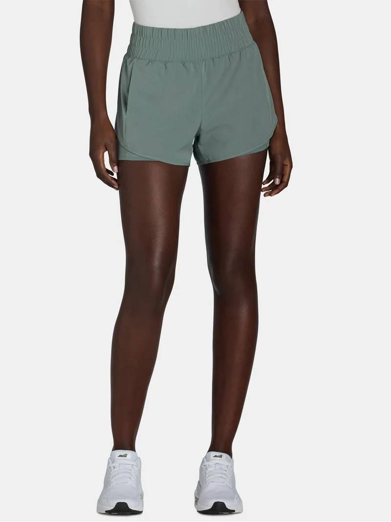 Avia Women's and Women's Plus Running Shorts with Bike Liner, Sizes XS-4X | Walmart (US)