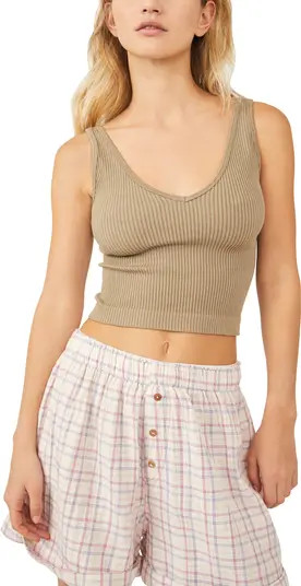 Intimately FP Solid Rib Brami Crop Top | Nordstrom