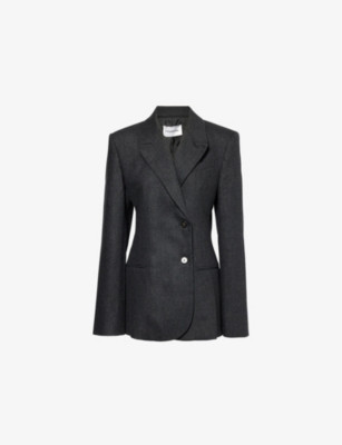 Morrison double-breasted regular-fit stretch-wool blazer | Selfridges
