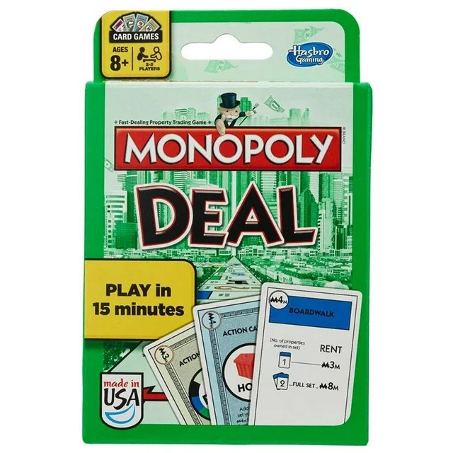 Monopoly Deal Card Game Hasbro B0965 | Walmart (US)