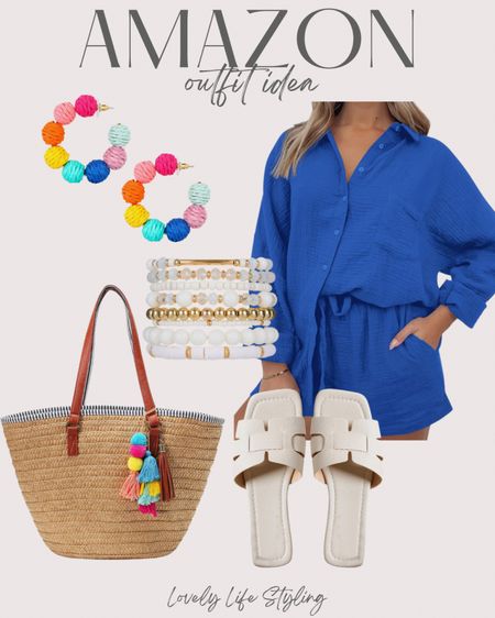 Amazon vacation outfit 🌴
Love these sets to wear as a cover up or beach outfit! 
Amazon 2 price set 
Amazon summer sandals
Beach bag


#LTKtravel #LTKstyletip #LTKfindsunder50