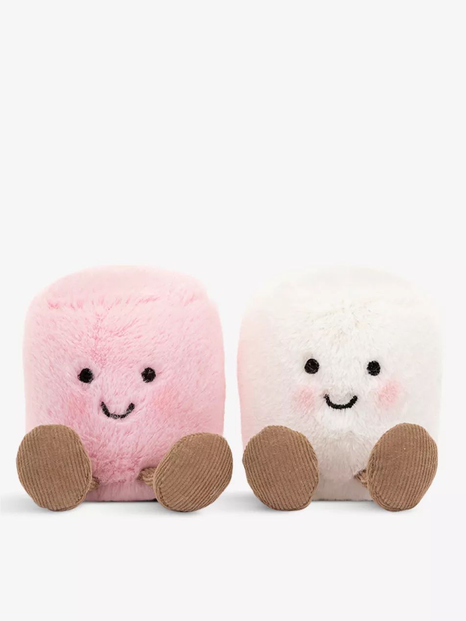 JELLYCAT Amuseable Pink and White Marshmallows soft toy 9cm | Selfridges