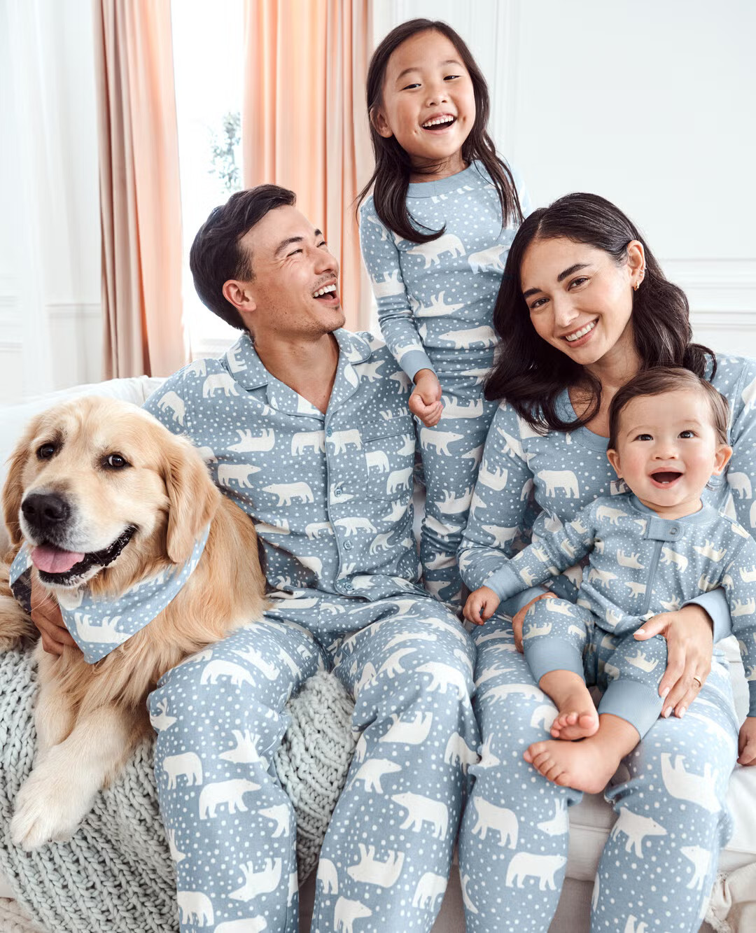 Holiday Polar Bear Matching Family Pajamas | Hanna Andersson
