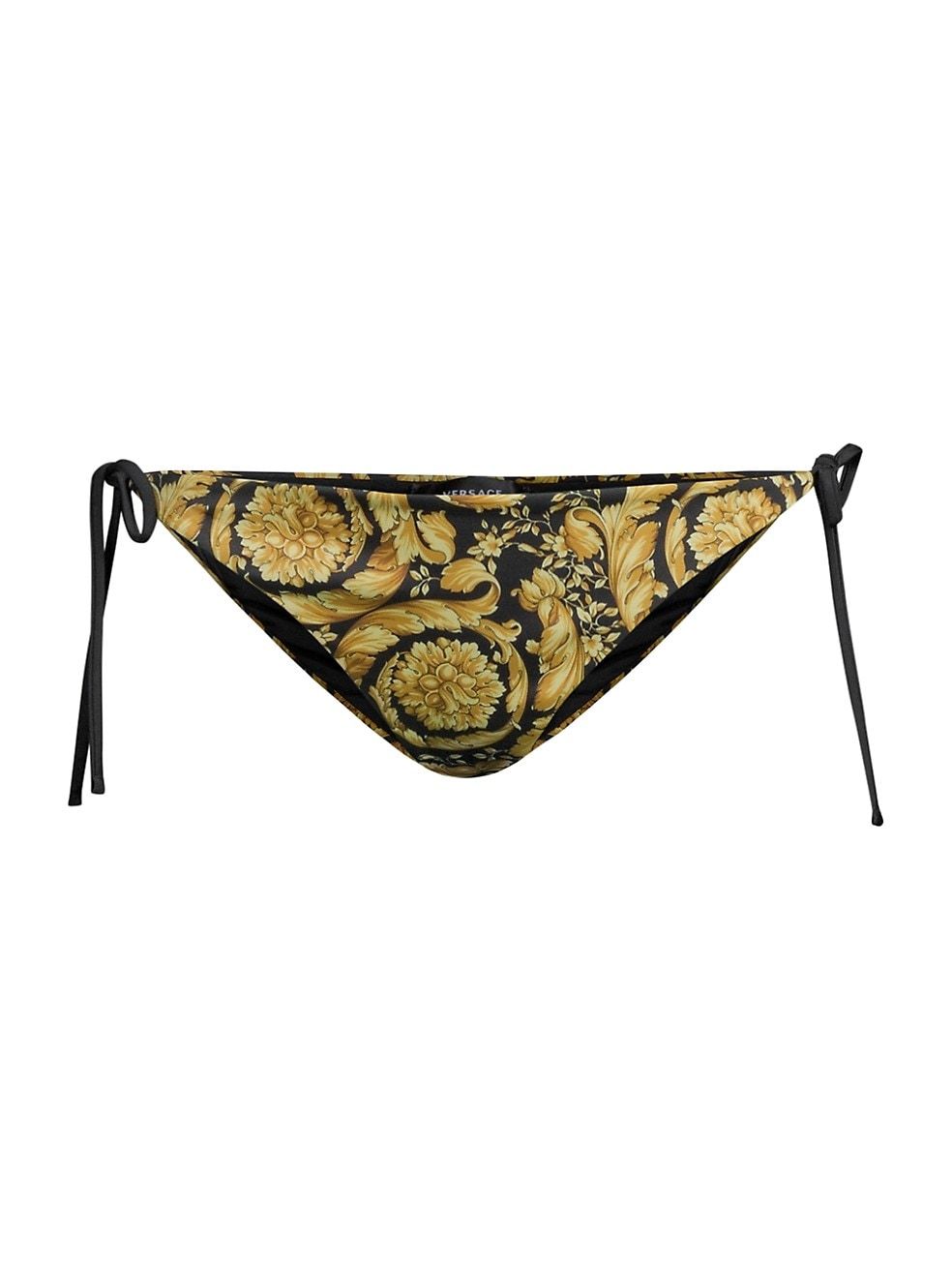 Versace Printed Triangle Bikini Bottom | Saks Fifth Avenue