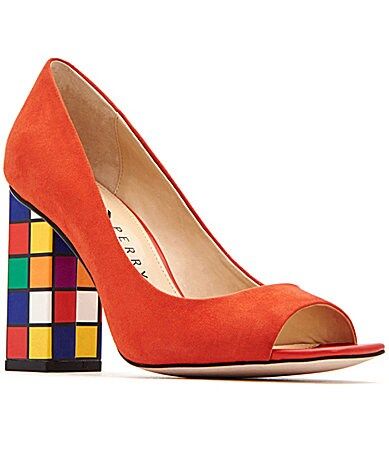 Katy Perry The Caitlin Color Block Heel Pumps | Dillards Inc.