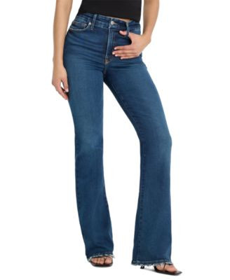 Good American Women's Soft Tech Good Classic Bootcut Jeans - Indigo511 | Macy's