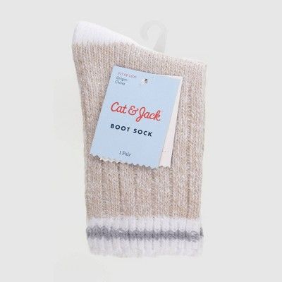 Toddler Boot Socks - Cat & Jack™ Tan | Target