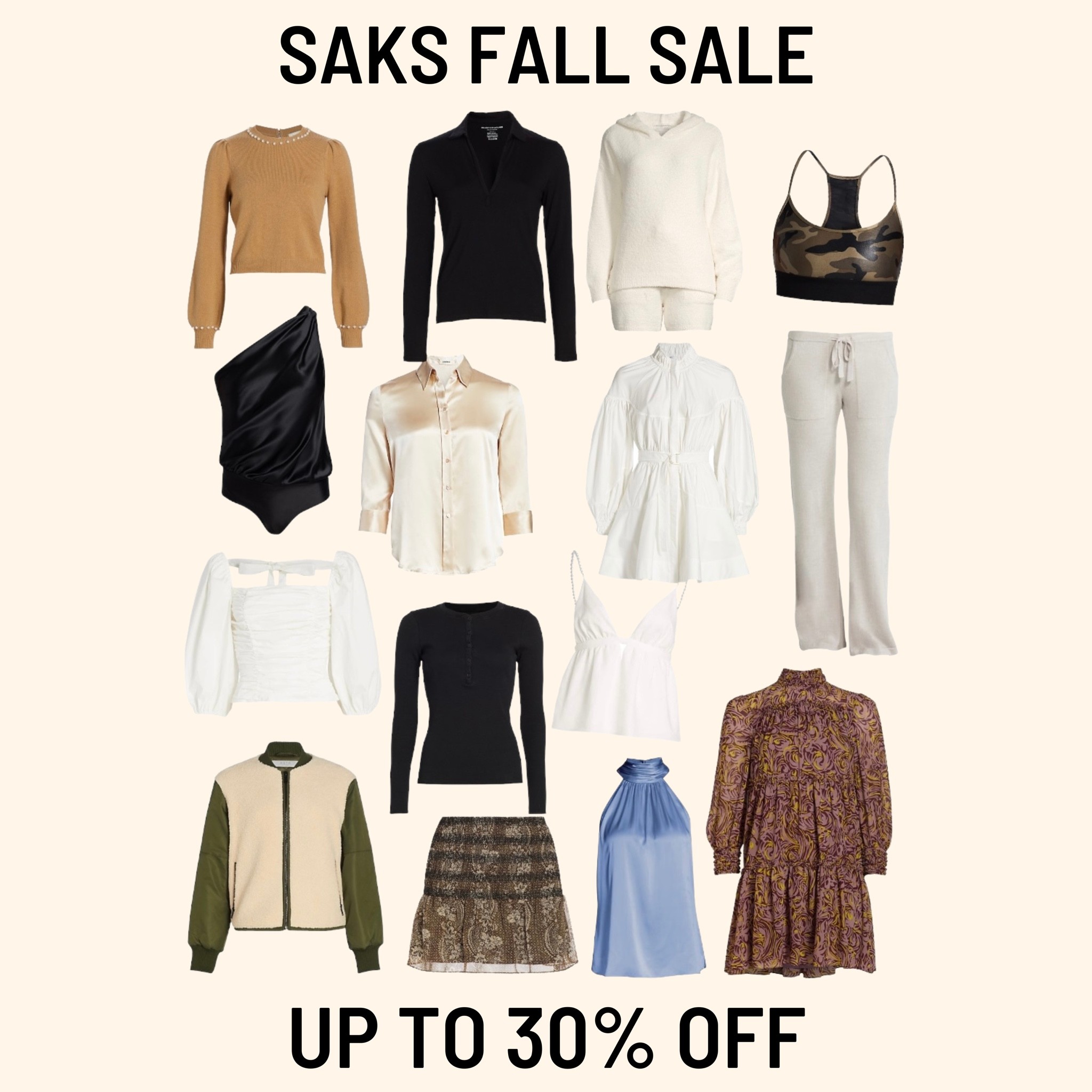 saks fifth avenue FALL SALE - up to 30% off fresh picks for fall 🤎
so many great gifting items for the holidays🤶🏼🎅🏼🎄🎁

#giftguide #giftsforher #fallouterwear #saks

#LTKHoliday #LTKSeasonal #LTKsalealert