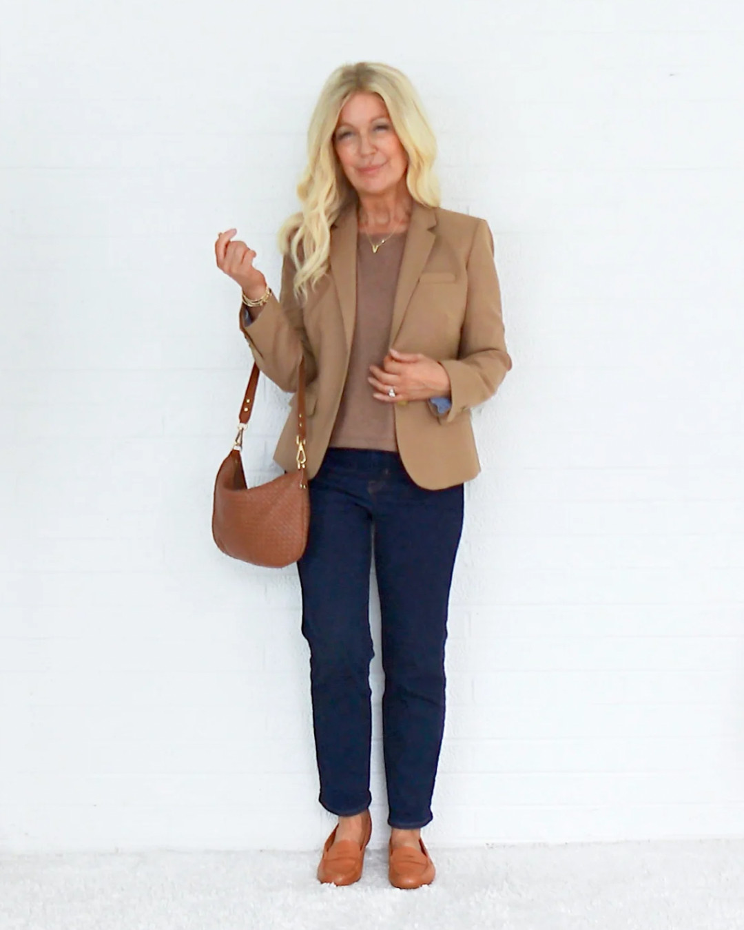 #8 Camel Blazer. What Everyone Bought to Modernize Their Fall Wardrobe - Fall outfits women over 50! 
 

 #LTKSeasonal #LTKOver40 #LTKPetite