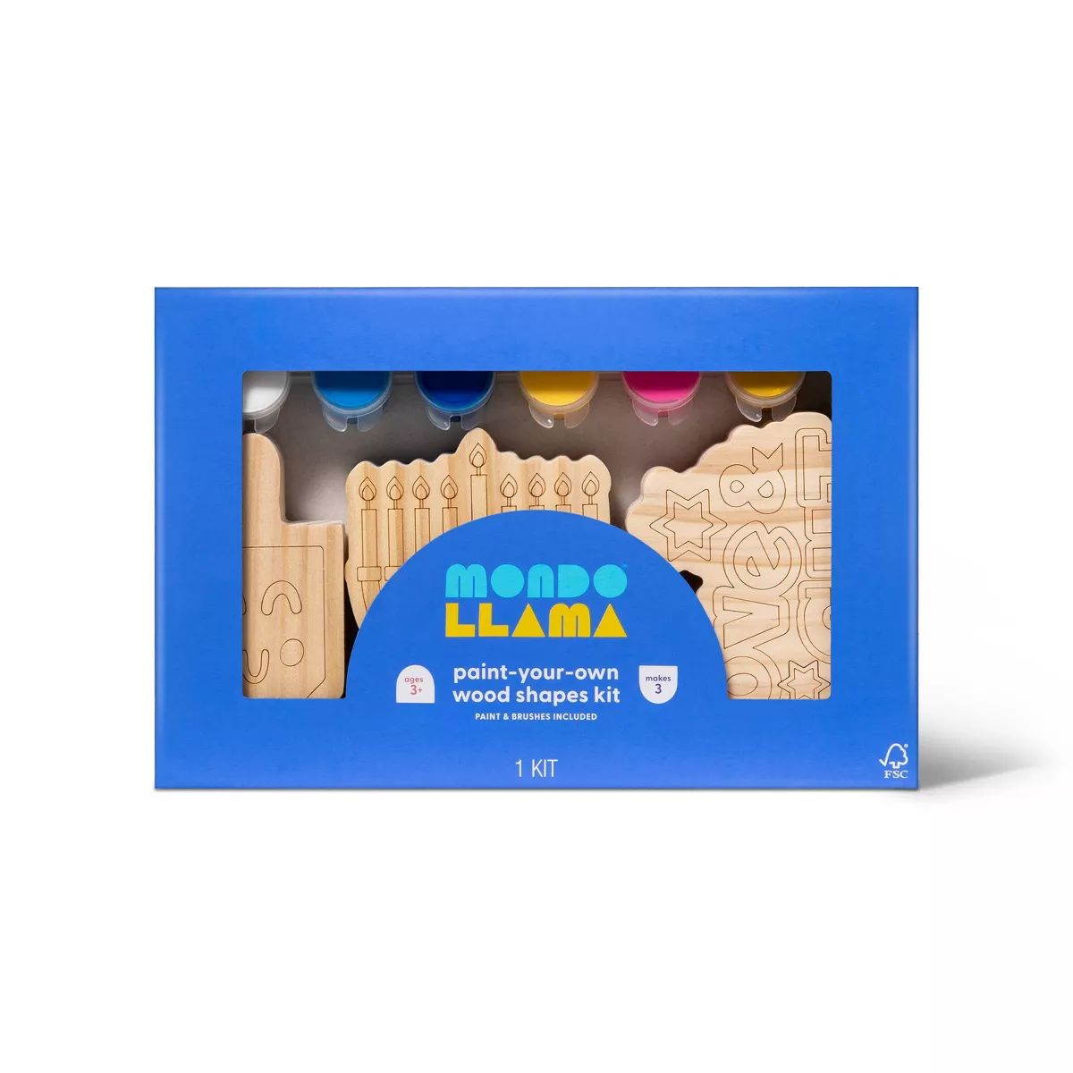 Paint-Your-Own Hanukkah Wood Variety Pack - Mondo Llama™ | Target