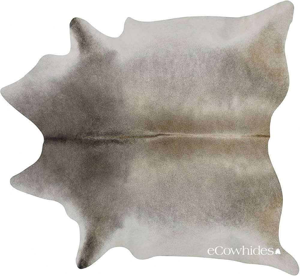 ecowhides Grey Palomino Brazilian Cowhide Area Rug, Cowskin Leather Hide for Home Living Room (XX... | Amazon (US)