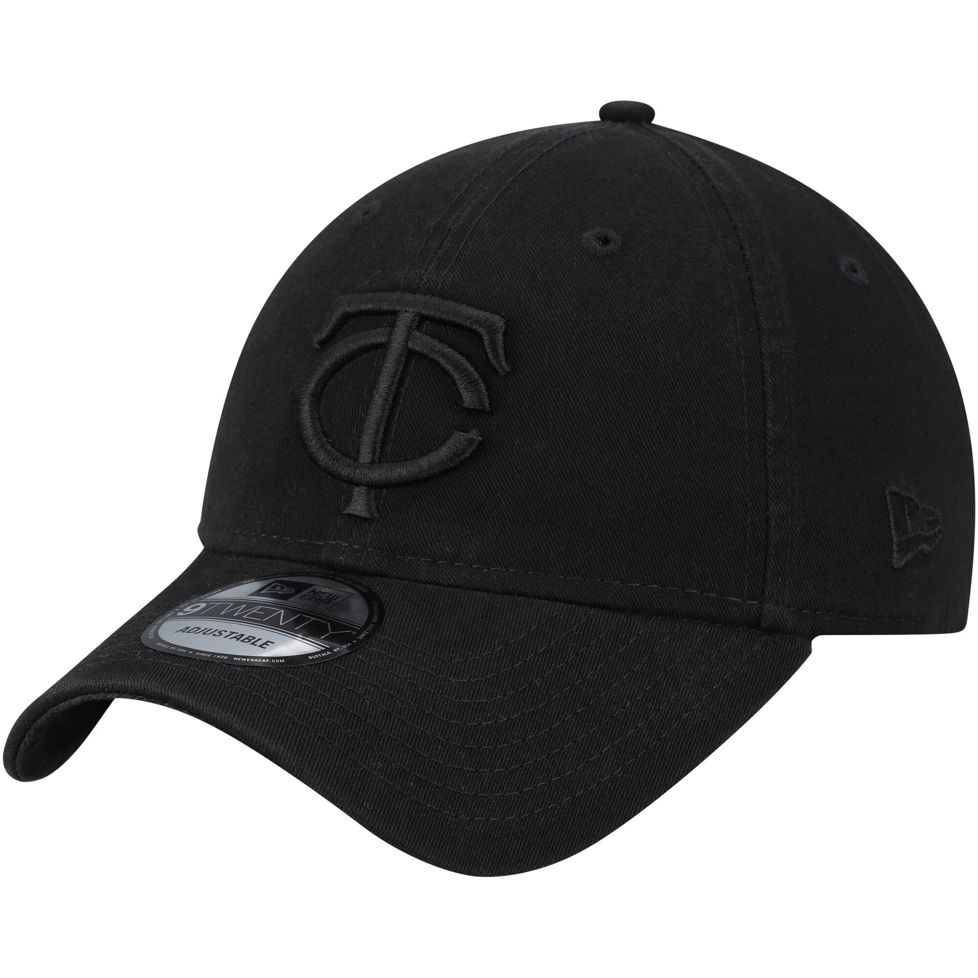 Minnesota Twins New Era Team Tonal Core Classic 9TWENTY Adjustable Hat - Black | Lids