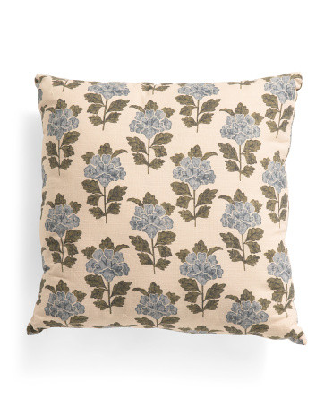 20x20 Washed Printed Cotton Blend Slub Pillow | TJ Maxx