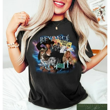 Beyonce Country Music Shirt Cowboy Carter Shirt Cowboy Carter Tee Beyonce Shirt Country Music Fan Tee Gift For Cowgirl | Walmart (US)