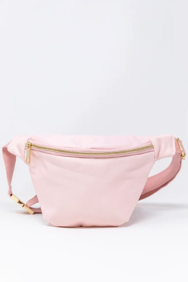 On The Go Blush Belt Bag DOORBUSTER | Pink Lily