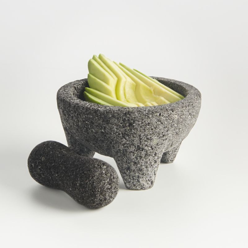 Small Stone Molcajete 4" + Reviews | Crate & Barrel | Crate & Barrel