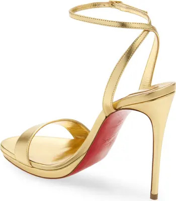 Christian Louboutin Loubiqueen Metallic Sandal | Nordstrom | Nordstrom