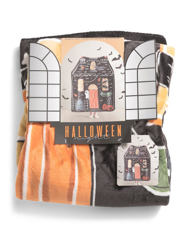 Shaped Haunted House Throw | TJ Maxx