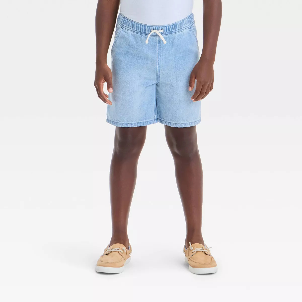 Boys' Pull-On 'Above the Knee' Denim Shorts - Cat & Jack™ | Target