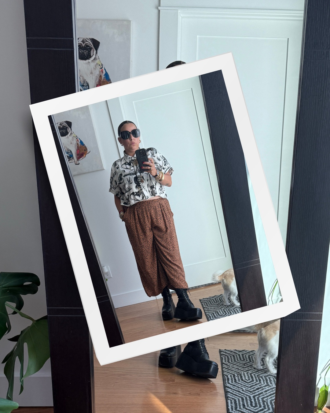 Apparently my current style formula is: mix prints, add leopard, throw on a chunky boot and ask questions later. 😂 Working with the body I have NOW and having way more fun getting dressed because of it.

#LTKdayinmylife #LTKootd #LTKgrwm