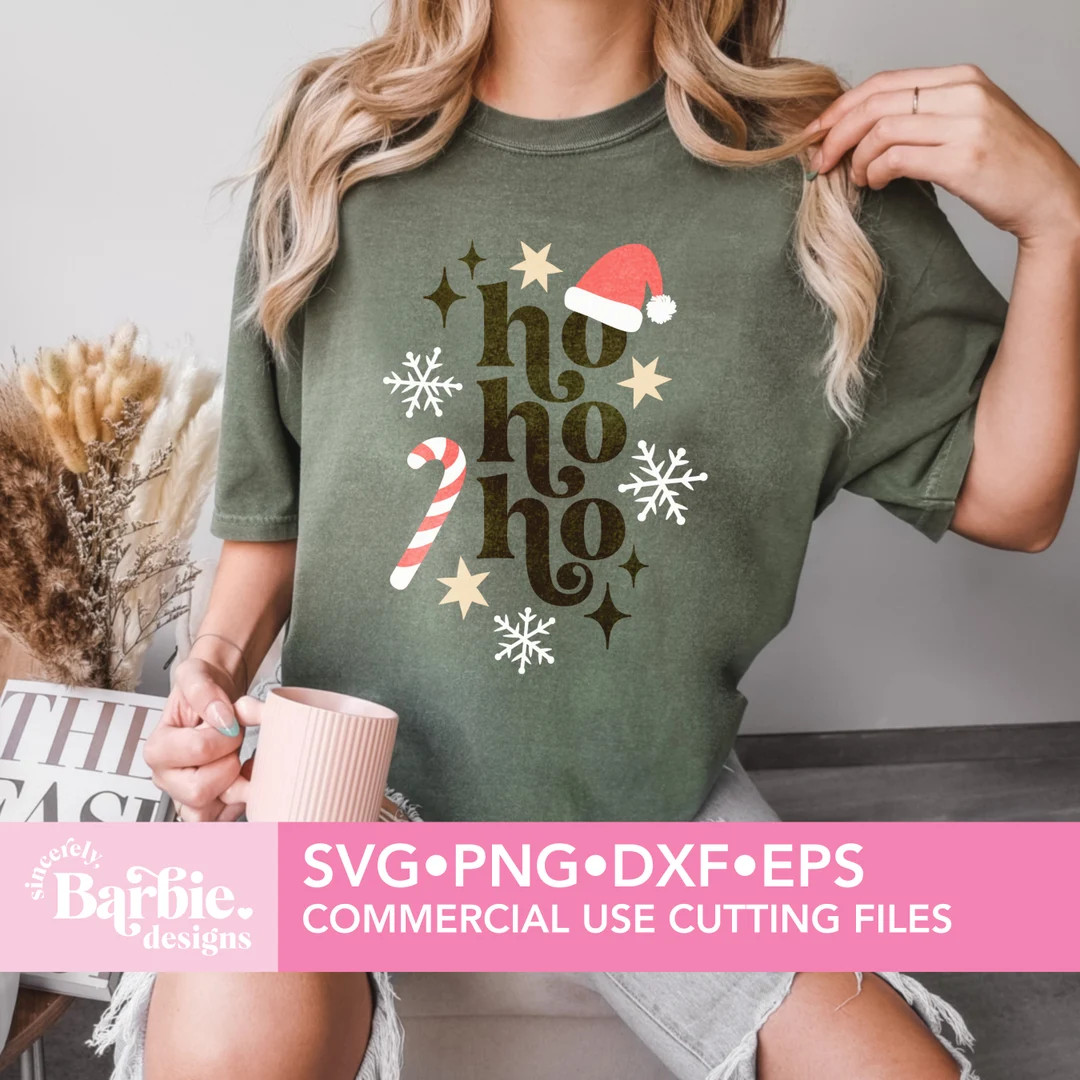 Christmas Svg Png Ho Ho Ho Svg Believesvg Santa Claus Svg - Etsy | Etsy (US)