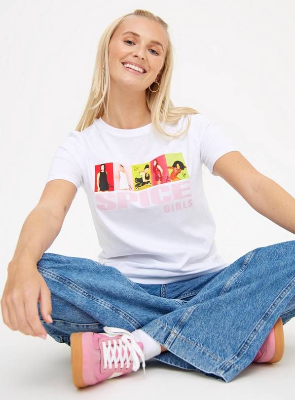 Buy Spice Girls Graphic Print Regular Fit T-Shirt 8 | T-shirts | Tu | Tu Clothing