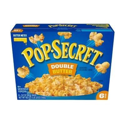 Pop Secret Microwave Popcorn Double Butter Flavor - 3.2oz/6ct | Target